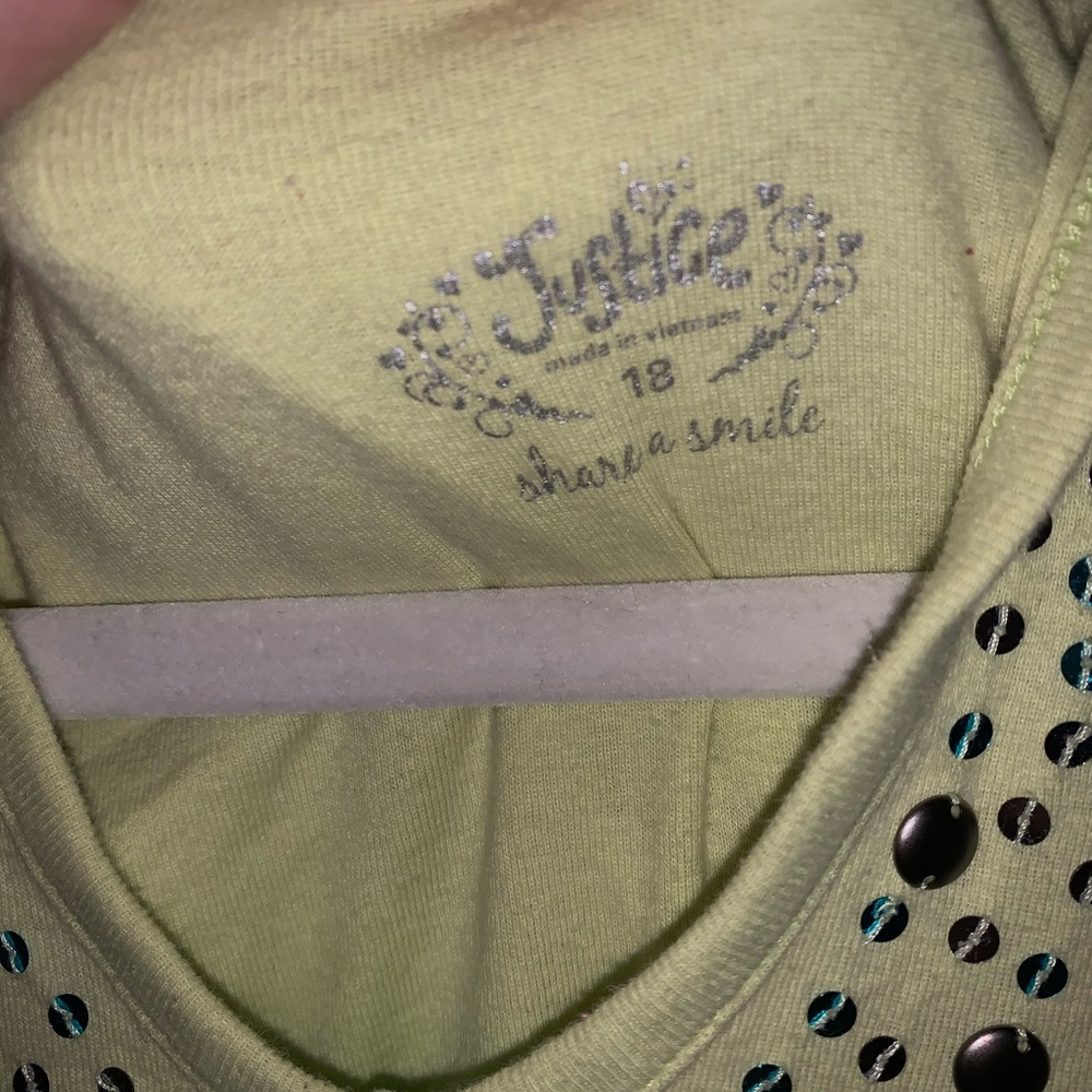 Justice Long Sleeve Hooded Tie-Dye Top - Picture 3 of 3